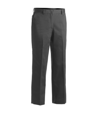 LADIES' BLENDED CHINO FLAT FRONT PANT black